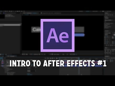 Intro to After Effects #1 - Panels & Windows