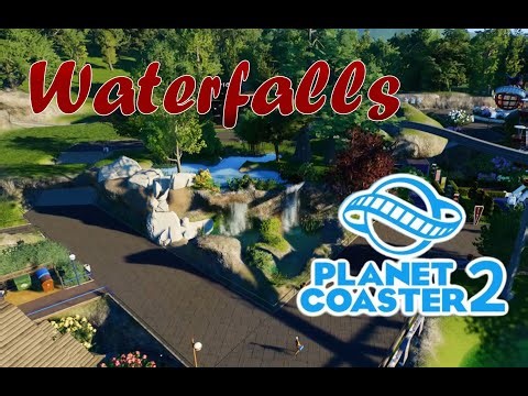 Waterfalls on Planet Coaster 2 - The endless creativity of it!