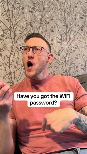 Why are WIFI passwords this complex ? 🤣 #homelife #comedyskit #wifi #relateable