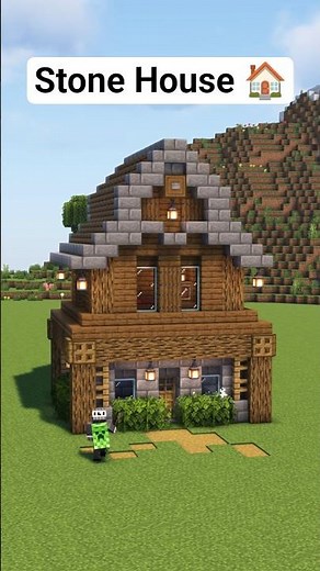 Survival Stone House in MINECRAFT 🏠✨