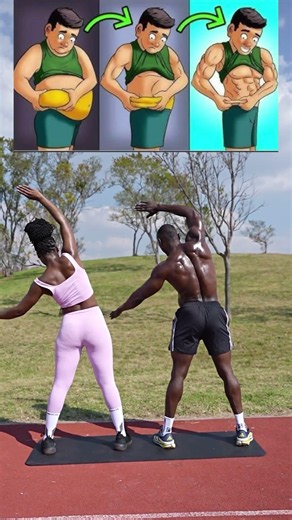 Standing exercises for side fat #motivation #fitness