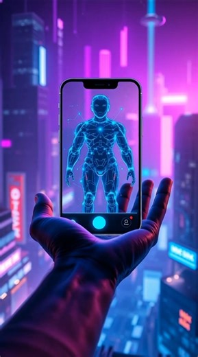 Future Phone Hologram 😱📱 Past vs Future Reality