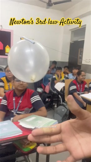 Newton's 3rd law of motion #anubhavsir #physics #newton #postgraduatechemist #SummerOfGoals