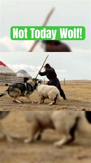 “When Wolves Attack: Shepherd’s Incredible Save!”