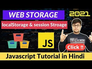 #42. 🔴HTML WEB STORAGE | LOCALSTORAGE | SESSIONSTORGE || Hindi