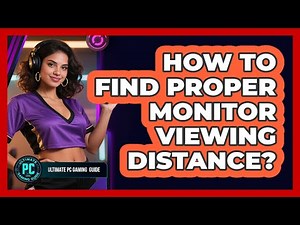 How To Find Proper Monitor Viewing Distance?