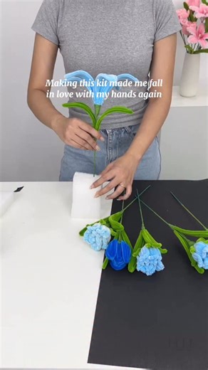 Pipe cleaner floral gifts & DIY Kits 💐 on Instagram: "From a flower to a gift, imagine the smile on her face when she receives this bouquet Valentine’s Day is coming - let’s make her feel truly loved. Let’s prepare for this Valentine’s day ❤️ Get your DIY Kit and start today: craftimate.com.au #handcrafted #gifts #lovegifts #handcraft #flowers"