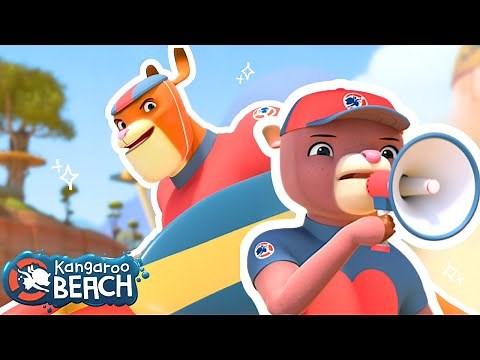 Every Season 1 Lifeguard Rescue! 🛟| Compilation for Kids | Kangaroo Beach