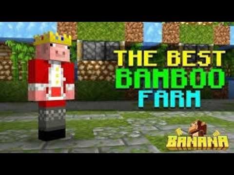 I Build Bamboo Farm V1 In Banana SMP 🍌 | #bananasmp #minecraft