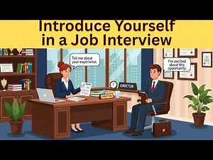 How to Introduce Yourself in a Job Interview | English Tips