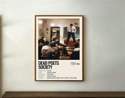 Dead Poets Society (1989) movie poster Poster - Etsy.de