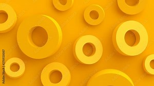 Abstract 3d render, background with moving shapes, modern animation, motion design, 4k seamless looped video