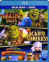 Dreamworks Spooky Stories Blu-ray (Scared Shrekless | Shrek's Thrilling Tales: The Pig Who Cried Wolf / The Ghost of Lord Farquaad / Monsters vs Aliens: Night of the Living Carrots | Monsters vs Aliens: Mutant Pumpkins from Outer Space)
