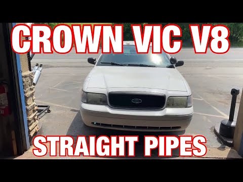 2007 Ford Crown Victoria 4.6L V8 TRUE DUAL EXHAUST w/ STRAIGHT PIPES!
