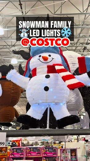 Costco Wonders | Emmanuel Martinez | Costco Finds on Instagram: "Costco is bringing the holiday magic early with this glowing Snowman Family 3-Pack for $189.99. Each snowman lights up with warm LEDs, making it a perfect statement piece for your yard this season. Tag someone who needs to add these cuties to their holiday setup! #costcofinds #costcowonders #costcoinfluencer #costco #holidaydecor #christmasdecor #snowmandecor #costcochristmas #holidayvibes #costcodeals"