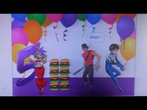 TF2 Scout in Great Weight (featuring Shantae & Shinji Ikari)