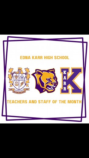 1.5K views · 12 reactions | Congratulations 拾朗 to our September Teachers and Staff Member of the Month! We appreciate your hard work, efforts, and most importantly, your SECOND TO NONE commitment to our scholars. #EkPride #CougarNation  @inspirenola @nolaps | Edna Karr High School | Facebook