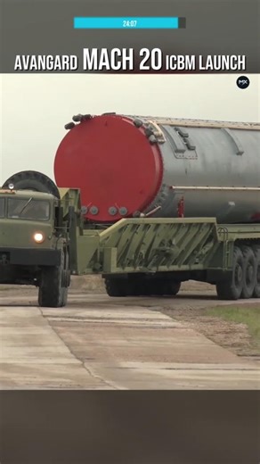 Avangard Hypersonic Glider Launch #shorts