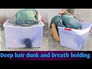 Long hair Dunk and Hold ll