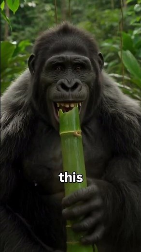 The Biggest Gorilla Myth BUSTED! 🦍 / Why Gorillas Don't Eat Meat! 🤯