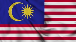 Download Malaysia flag animation for background in 4k. Happy independence day national flag waving. Patriotism symbol. Flag motion graphics. Flag moving for free