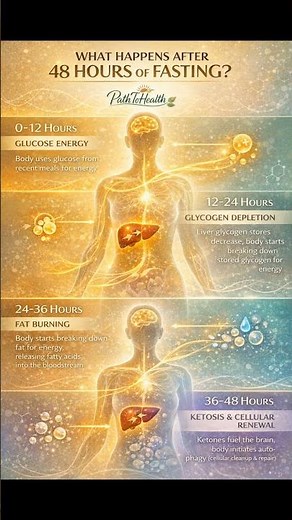 What really happens to your body after 48 hours of fasting? 🤔