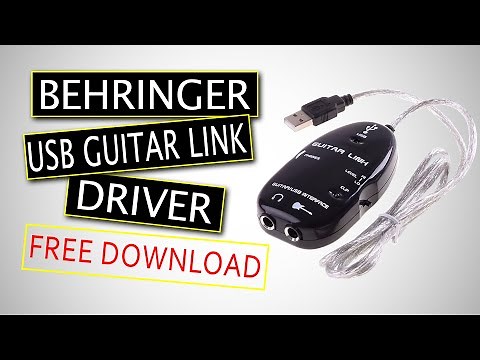 Driver USB Guitar Link Download And Instal.