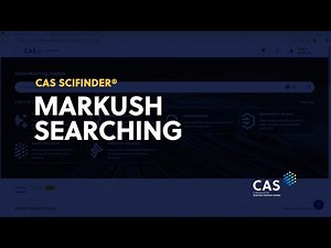 Markush searching in CAS SciFinder®