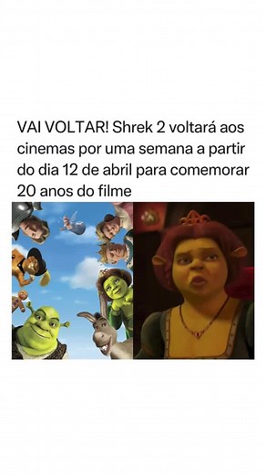 Shrek: Celebração de 20 Anos do Filme Clássico