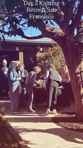 Yarn! Our San Francisco Knitting Retreat taught by @romidesigns and @ceceliacampochiaro with presentation by @deviousknitter is happening!! #tkga #tkgaretreat25 | The Knitting Guild Association (TKGA)