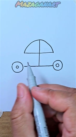 How to Draw a Car | Easy Car Drawing Tutorial #CarDrawing #EasyDrawing #DrawingTutorial #ArtReels