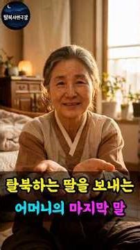 탈북하는 딸을 위한 어머니의 마지막 쌀주먹 #탈북사연극장 #탈북민이야기 #탈북스토리 #탈북민사연 #탈북녀 #이효리 #조명애