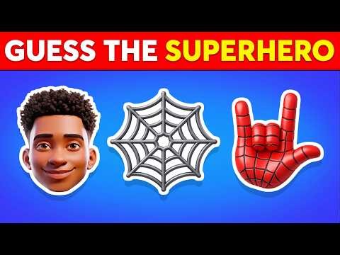 Guess The Superhero By Emoji 🕷🦸 Super Hard Marvel & DC Superheroes Emoji Quiz