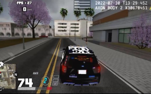 [AK] GTA:SA 【美警执法模组】【LSPDFR】SA版【执法先锋】 LAPD巡警一天 ~