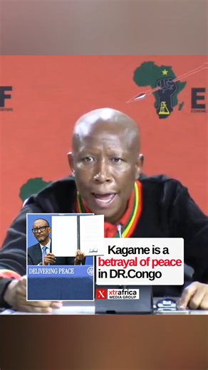 Xtrafrica News on Instagram: "#DRC Julius Malema on Kagame’s Betrayal of Peace in Congo: "How does a Rwandan president go all the way to the Oval Office, sit with the president of the DRC, Tshisekedi, and sign a peace agreement... then return home and continue feeding his rebel gangs in the forests of Congo? Julius Malema That’s not diplomacy. That’s deception. He signs documents in Washington while his M23 militias continue killing women and children in Uvira, Goma, and Bukavu. That’s not a pea