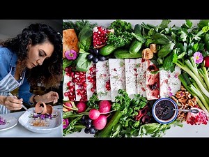 A Grande Iranian Style "Sabzi" Herb & Feta Platter