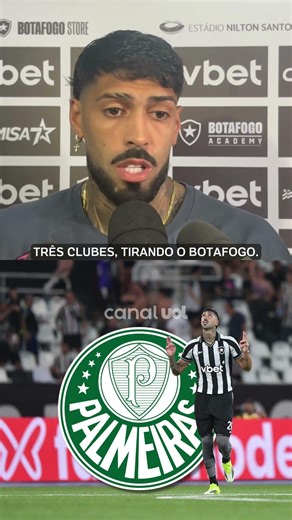 Barboza explains choosing Palmeiras after leaving Botafogo: "A much better project"