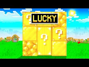 The LUCKY BLOCK Minecraft Door...