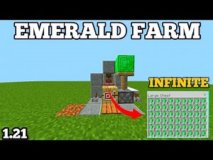 Easy AUTOMATIC Emerald Farm in Minecraft 1.21+