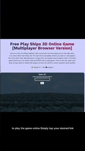 How to Play Ships 3D Online – Full Guide 🌊🚢