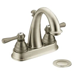 Moen 6121BN Kingsley 4 inch Center Lavatory Faucet - Brushed Nickel