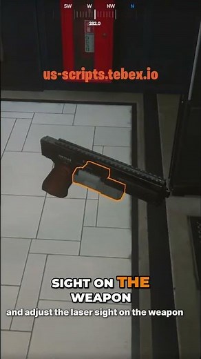Insane FiveM Laser Sight Script: Aim Like a Pro! #shorts