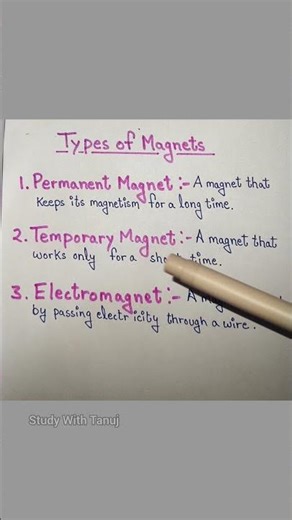 Types of Magnets🧲 #gk #magnet #generalknowledge