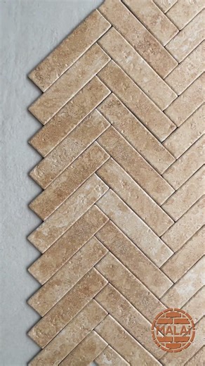 Travertine tiles: classic subway tiles 60x250mm