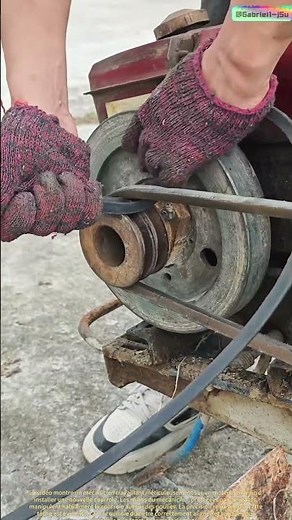 Le toucher du mécanicien : installation d'une courroie de moteur