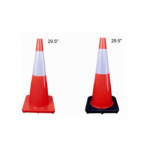 [Hot Item] PVC Material Plastic Red and Orange Safety Traffic Cone