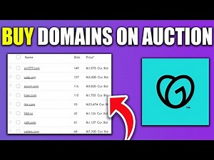 How To Buy Domains From Godaddy By Joining Auction - Best Method
