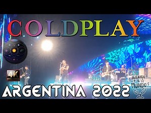 RECITAL COLDPLAY ARGENTINA 2022 🇦🇷 | 4K | Higher Power | ESTADIO RIVER PLATE 🏟 (25/10/2022)
