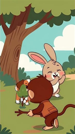 Three cute friends playing Together😊😊😊😊😊 #cartoon #animation#funny #cuteanimals #cute #viral