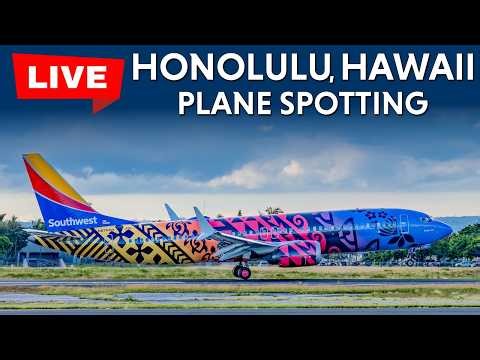 Live Plane Spotting - Honolulu Hawaii - HNL/PHNL 3-26-2026